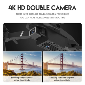 ベストE99折りたたみ式オプティカルフローLEDバックライトFPVドローンカメラスマートフォローミーデュアル4K ProスタイルE88モデルリモートコントロールフライング - Product Image 4