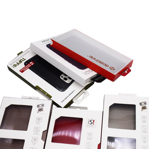Özel baskılı temizle pencere telefon kılıfı ambalaj kutusu sünger astar ile cep telefonu telefon kılıfı için kabartmalı - Product Image 6