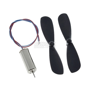 มอเตอร์ใบพัด0.8มม. 1.0มม. มอเตอร์แบบแกนหมุน DC 3.7V 7X16มม. 716ถ้วยกลวงขนาดเล็กสำหรับ RC โมเดลของเล่นเฮลิคอปเตอร์คอร์ดคอบเตอร์ - Product Image 4