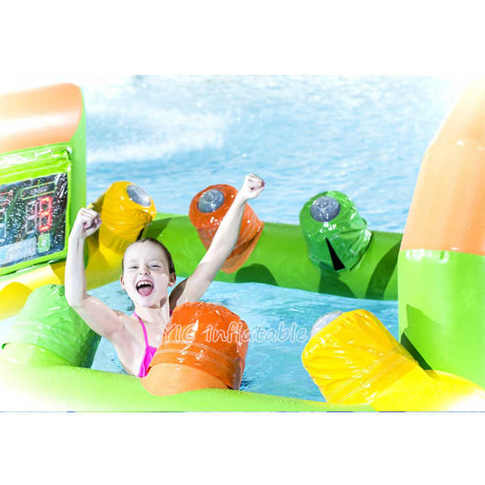 Inflatable इंद्रधनुष आर्क पानी पार्क बिक्री के लिए पानी के खेल Inflatable पानी बाधा कोर्स Inflatable उछाल