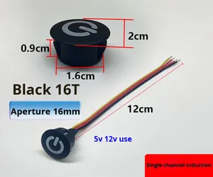 <span class=keywords><strong>Mini</strong></span> 5V/12V/24V LED Schreibtisch lampe Licht Berührungs sensorsc halter Verdeckte induktive Steuert aste mit stufenlosem Dimmen - Product Image 6