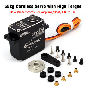 E-power Digital <strong>Rc</strong> <strong>Servo</strong> Factory Price Custom 55kg Waterproof <strong>Servo</strong> for Fixed Wing Toy PartsCoreless