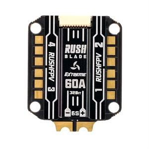 Rushfpv Rush Blade V2 f722 Analog/kỹ thuật số chuyến bay điều khiển cực 60A 128K blheli32 4in1 ESC Stack - Product Image 2