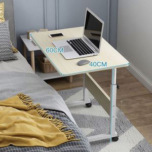 Mesa de ordenador personalizable patrón de escritorio altura ajustable cama lado ordenador portátil aprendizaje elevación esquina Mesa blanca - Product Image 4