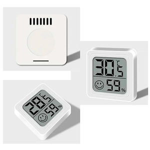 Medidor de temperatura y humedad Mini medidor de detección de temperatura electrónico Digital de humedad portátil para dormitorio - Product Image 3