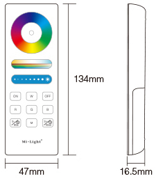 ¡Original de Mi! Luz FUT088 RGB + AAC táctil completa de control remoto con función de temporización para Mi luz Miboxer bombilla inteligente de la serie - Product Image 4