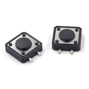 12x12mm Panel PCB Momentan Tactile Tact Mini-Drucksc halter SMT 4-polig 12x12x4,3/5/6/7,3-9 MM 12*12*4,3 MM 5MM-9MM - Product Image 3