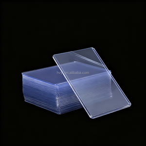 Trong kho 25 cái/Hộp siêu rõ ràng PVC Toploader thẻ bảo vệ tay áo 3x20 + 4 phù hợp cho giao dịch và thể thao thẻ - Product Image 2