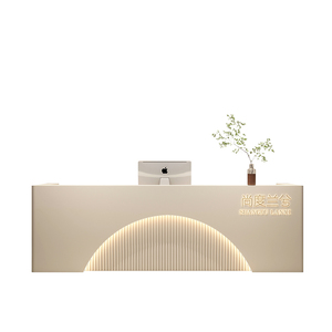 定制现代商业办公室前台收银台闪光美甲沙龙接待处收银台 - Product Image 1