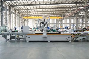 Hot Sale pneumatische 4-Kopf-Maschinenmitte Automatische Lade-und Entlade maschine für Küchen-CNC-Fräsmaschine - Product Image 3