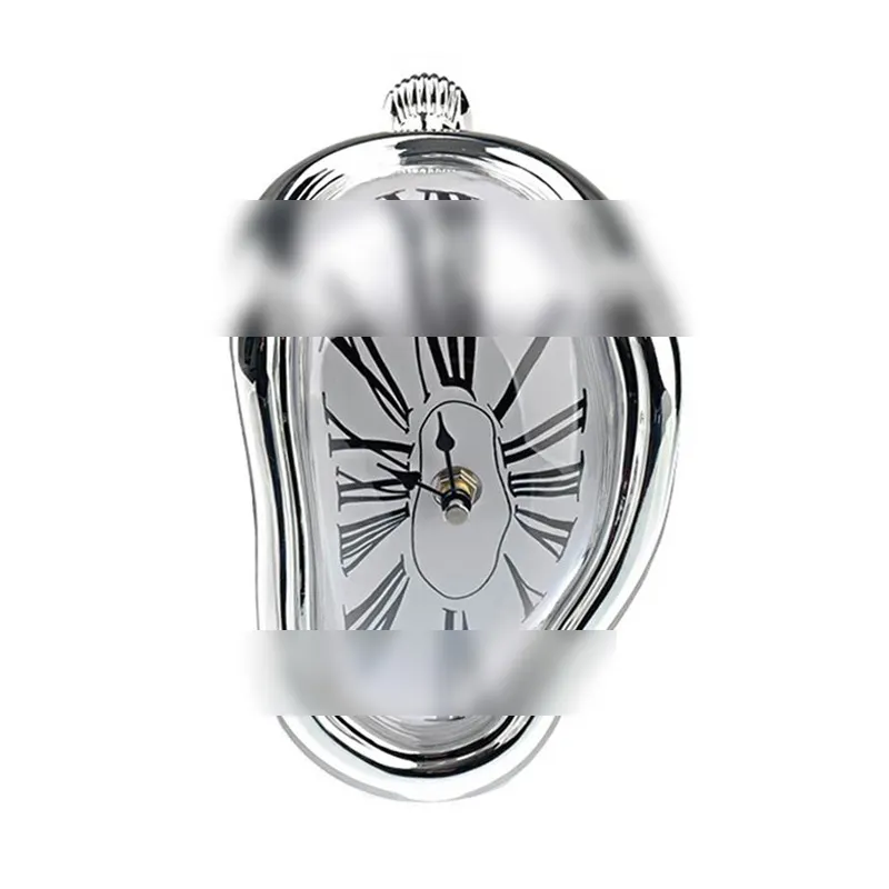 Reloj de pared surrealista para decoración del hogar y jardín, cronógrafo de pared de estilo surrealista, fundida, surrealista, regalo, novedad de 2022