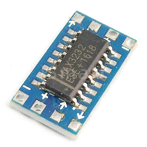 Mini RS232 a TTL convertitore adattatore scheda modulo MAX3232 3-5 V parti elettroniche porta seriale di sviluppo - Product Image 3