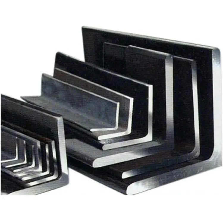 20X20X3mm ângulo de aço carbono preto de ferro suave em forma de L perfil de barra de aço