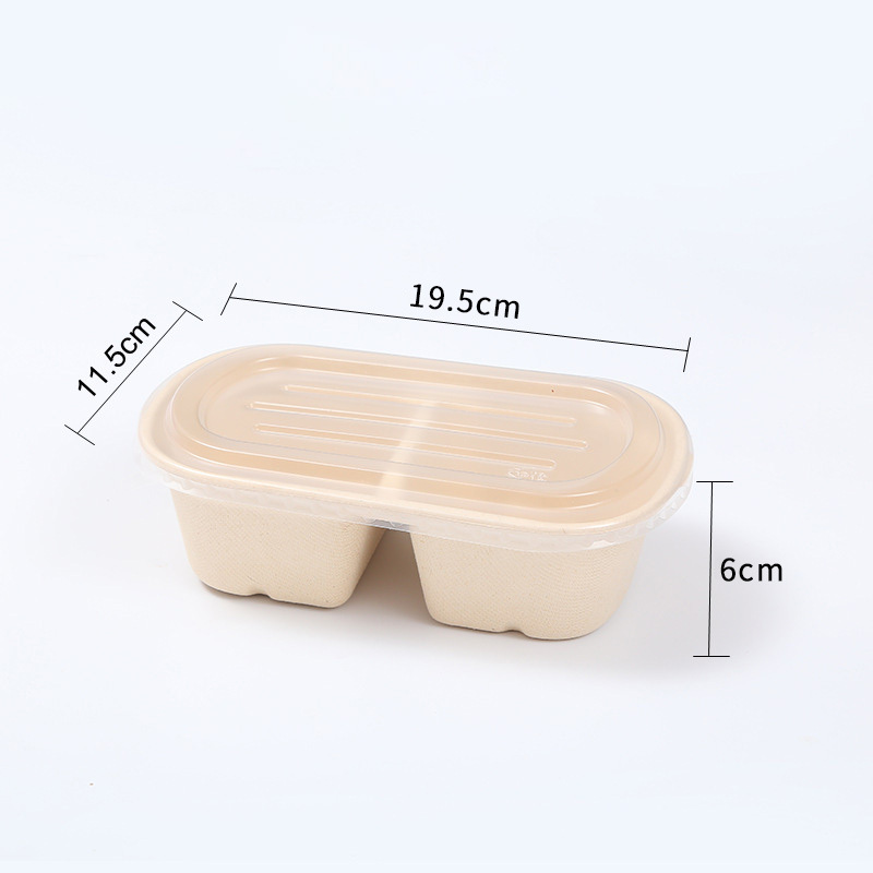 700 ml, 2 compartiments avec couvercle en PP