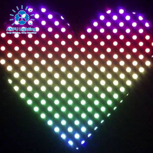 Professional Manufacture WS2811programmable 12mm RGB Full Color <strong>LED</strong> Module Light <strong>LED</strong> Pixel String DC5V Input 50pcs/string IP68 - Product Image 4
