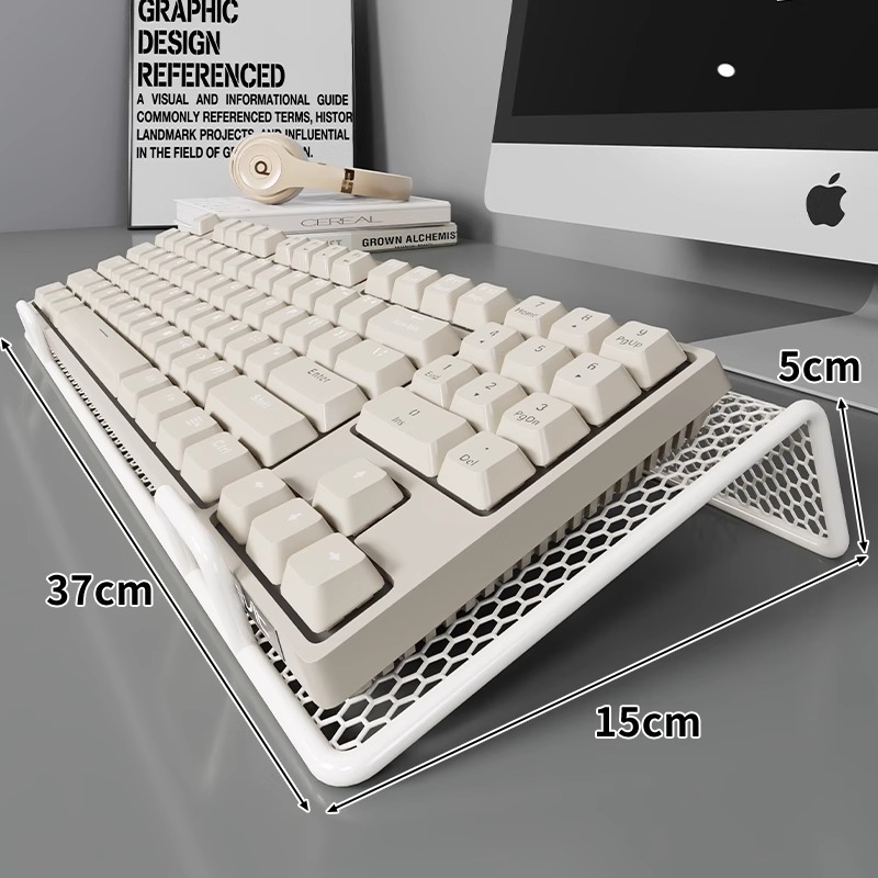 White Keyboard Stand - 37cm Long