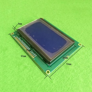 Werks-LCD 128x64 Zeichen 12864B 5V Gelbgrüner Bildschirm Schwarzlicht-LCD-Monitor modul LCD12864 - Product Image 5