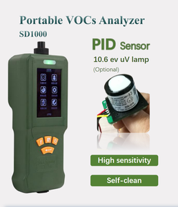 PIDセンサー測定範囲0.001-10000ppm高速応答2秒ポンプ吸引検出器ガスVOC - Product Image 4