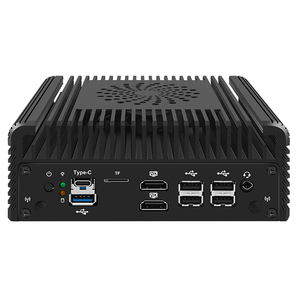 Compact 2GB <strong>LAN</strong> Mini PC N100 Quad Core 2x 10G SFP+ ROS PfSense OpenWRT Firewall Software Router Computer in Stock