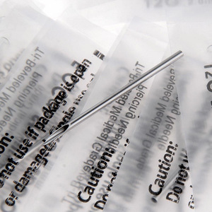 เข็มเจาะร่างกายแบบใช้แล้วทิ้งเข็มสักทางการแพทย์สำหรับสะดือชุดแหวนเจาะหัวนมเครื่องมือเหล็ก - Product Image 2