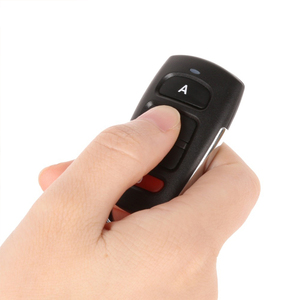 433MHZ telecomando Wireless 4 bottoni in metallo nero copia codice duplicatore per porta Garage chiave auto - Product Image 5
