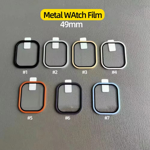 High Alumina Titanium Alloy Frame Tempered Glass for <strong>Apple</strong> Watch Ultra 1 2 Screen Protector for Iwatch 49mm - Product Image 3