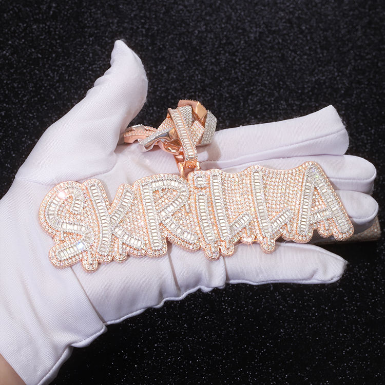 argent--moissanite-pendentif