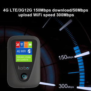 Karbor mf836z Cat4 150Mbps LTE di động wifi Giá modem wirelesswifi Router 10km 4 gam hỗ trợ 300Mbps cho Tenda Wifi Router - Product Image 6