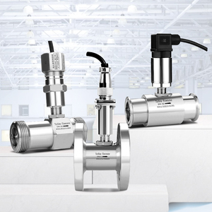 Pulse pengukur aliran turbin sinyal 4-20mA RS485 bahan SS304 medidor de flujo de liquido - Product Image 1