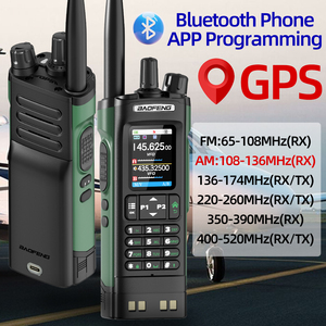 BAOFENG UV-32 GPS Walkie Talkie 10W APP di riduzione del rumore programmazione Air Band 1000CH a lungo raggio radioamatore caccia sci - Product Image 3