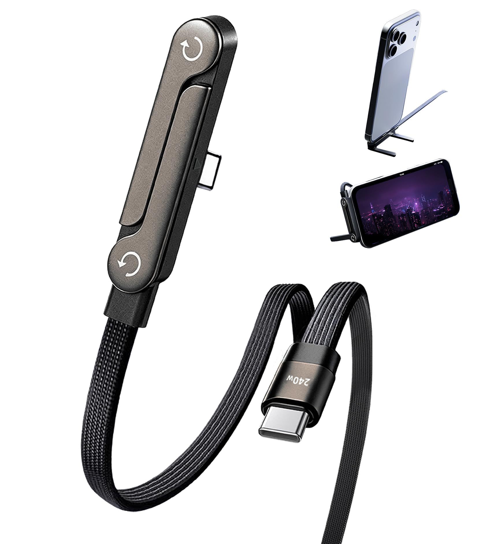 USB-C a USB-C negro