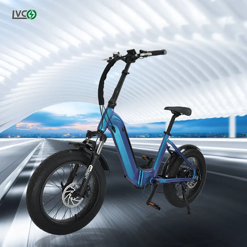 LVCO mujer 2024 nueva ebike bicicleta eléctrica plegable de montaña ebike bicicleta eléctrica plegable para camino de tierra