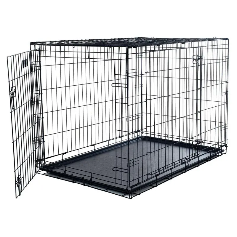 Cage pour chien en acier inoxydable de haute qualité