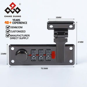 Bán Buôn Kẽm Hợp Kim 3 Chữ Số Mật Khẩu Khóa Cho Vali Nhôm Hộp Trường Hợp Hộp Đồ Trang Sức 3 Chữ Số Khóa Của Nhãn Hiệu Kết Hợp Khóa - Product Image 3
