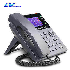 Nuevo modelo de teléfono IP comercial con 8 líneas SIP, teléfono VoIP para redes WiFi PoE - Product Image 4