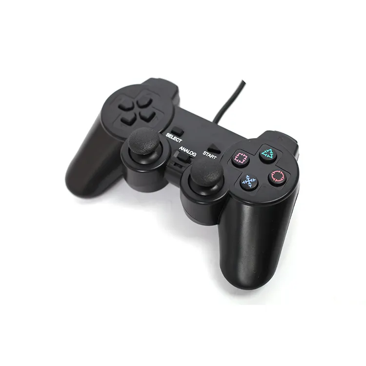 classical old gamepad Wired Controller for ps2 Double Shock Vibration Twin Shock Gamepad for ps2 joystick optioin IC or no