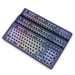 Capa de teclado para computador de jogos mecânicos de metal personalizado, protótipo de usinagem CNC anodizado de alta qualidade e placas para usinagem a laser