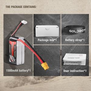 3S <strong>11.1v</strong> <strong>Lipo</strong> <strong>Battery</strong> 1500mAh 100c Cell <strong>Batteries</strong> for RC Helicopter FPV Drone Airplane UAV RC Quadcopter - Product Image 6