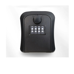 Nuevo código inteligente contraseña llave caja de bloqueo llave de almacenamiento montado en la pared llave caja de seguridad impermeable al aire libre Keybox 4 dígitos contraseñas