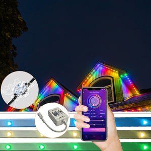 UCS2904 12v 30mm rgb led pixel light bullet module node string ip68 outdoor holiday architectural pixel point lights - Product Image 5