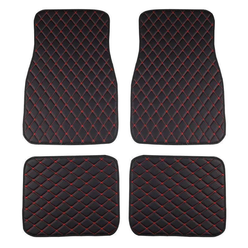 Conjunto de cuatro piezas negro rojo