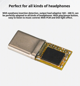 Realtek alc5686 TYPE-C דיגיטלי מפענח אודיו עבור אוזניות עם אבזר מרחוק & חלקים