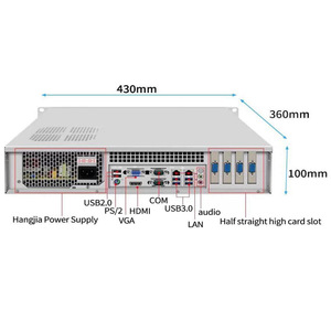 2U-B250 IPC B250-2U Intel <strong>Celeron</strong> G3900/Core I3-6100/i5-6400/i7-6700 Intel Skylake Industrial Control Computer - Product Image 2