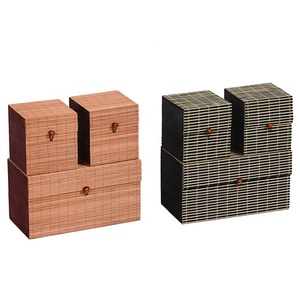 Juego de anidación de tamaño personalizado multifunción ecológico de 4 cajas de embalaje Beige de Bambú - Product Image 6
