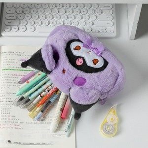 Sevimli kız peluş Kuromi öğrenci büyük kapasiteli kırtasiye kalem çanta makyaj karikatür Cinnamoroll Tote çanta saklama çantası hediye - Product Image 6