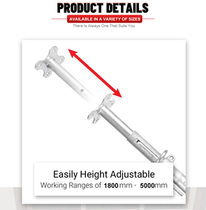 <strong>Building</strong> Materials 1.8-5m Adjustable <strong>Scaffold</strong> Shoring Telescopic Steel Concrete Construction Formwork <strong>Props</strong> <strong>for</strong> Shuttering Slab - Product Image 4