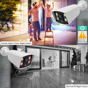 8MP 4K 5MP 3MP IP kamera açık Ai yüz algılama H.265 renk gece görüş POE İnsan 2 yönlü ses güvenlik kamera Xmeye - Product Image 5