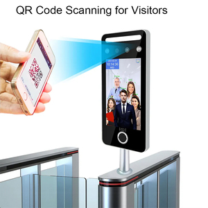 Riconoscimento dinamico del viso e delle impronte digitali controllo accessi codice QR lettore RFID riconoscimento facciale sistema biometrico di presenze - Product Image 4