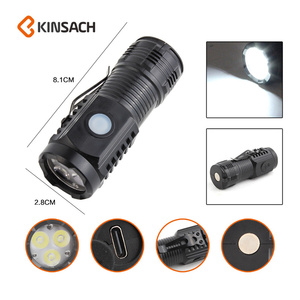 2024 mới chất lượng cao nhựa đa ánh sáng đèn pin nhỏ với đuôi nam châm và chủ bút - Product Image 2