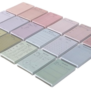Bloc de notas de hojas sueltas magnéticas personalizadas de alta calidad, lindas notas adhesivas coloridas, escuela, oficina, embalaje de papel de plástico a granel, promoción - Product Image 1
